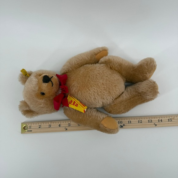 Vintage Steiff 0201/36 Mohair Teddy Bear 14" Made in Austria w/ Tags Button Ear - Picture 8 of 11